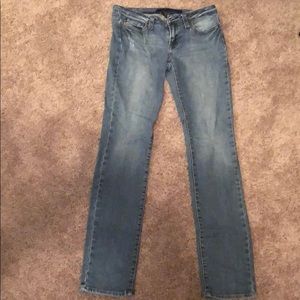 Straight leg jeans